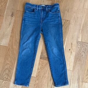 Madewell Stovepipe Ankle Jeans